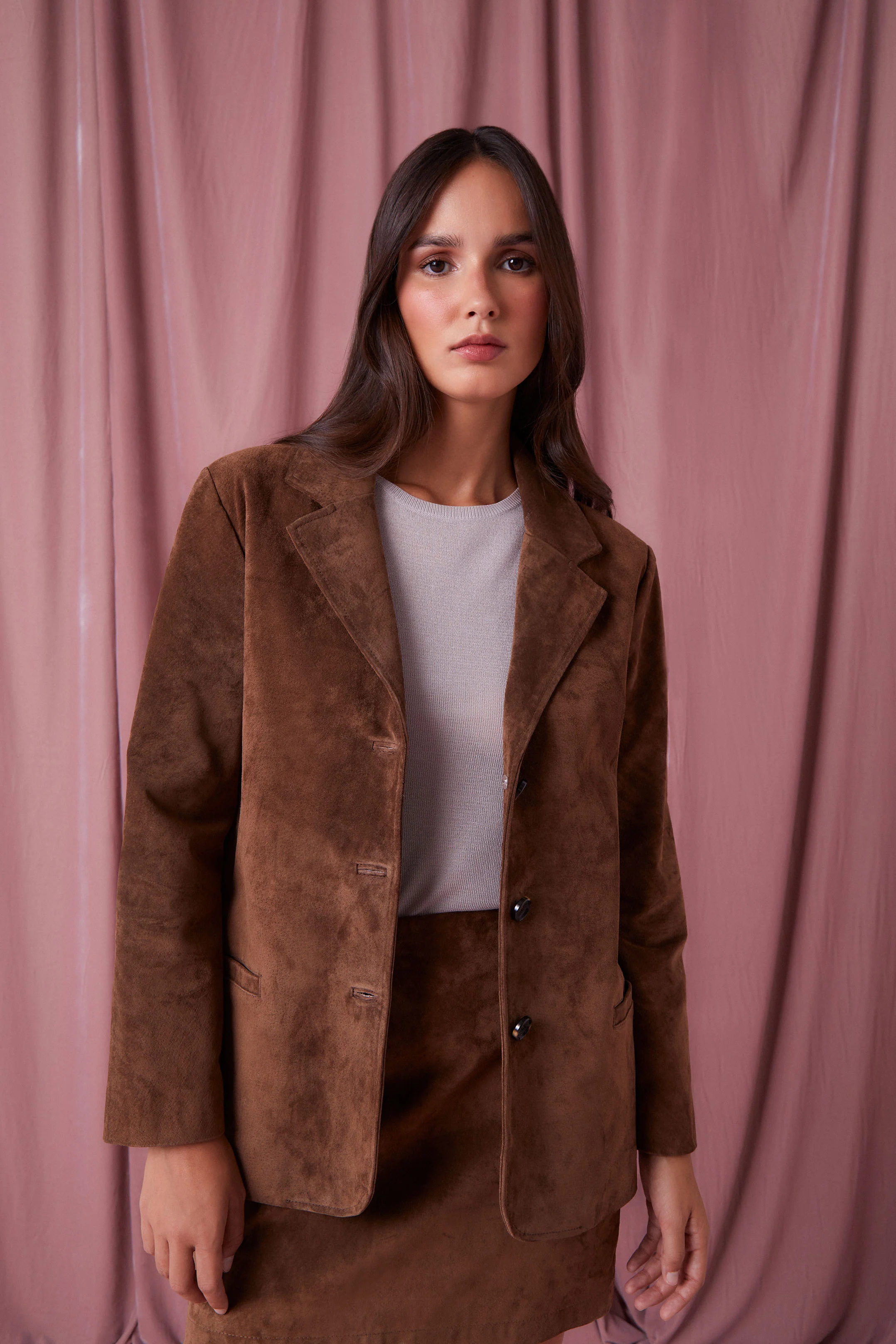 BLAZER TINA PIEL