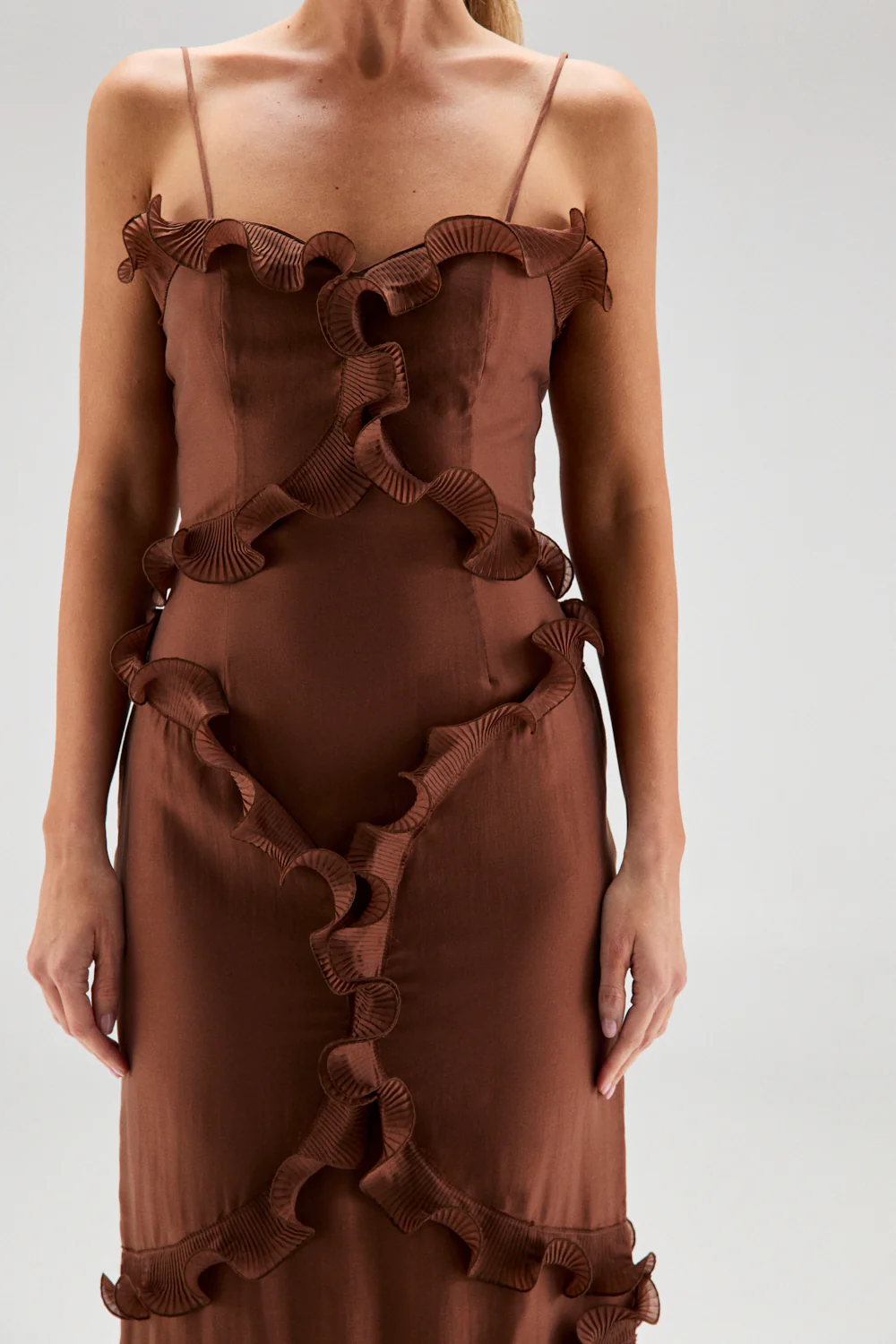 VESTIDO GINGER MARRÓN - Image 3